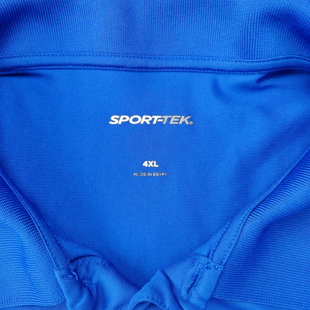 Sport-Tek Polo Shirt Mens 4XL Blue Positive Recovery Centers Sport Short Sleeve - Picture 3 of 5